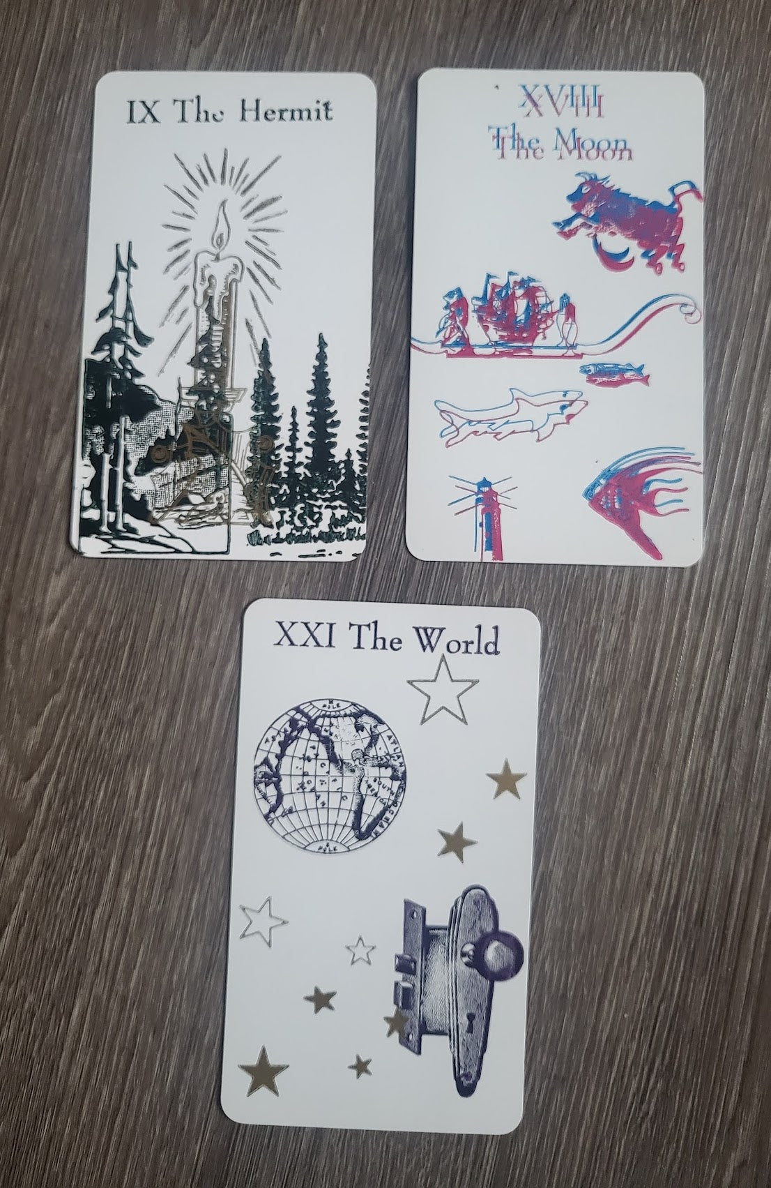 Handmade Tarot Cards: 3-Card Reading